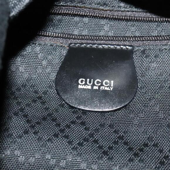 GUCCI Bamboo Hand Bag Nylon Black 001 2128 001 2128 - Picture 16 of 16
